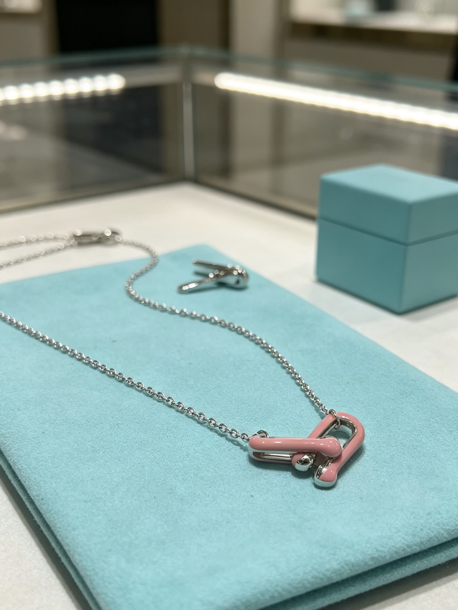 Tiffany & Co. Silver Polished Link Necklace